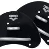 Arena Elite Finger Paddles - Black Silver