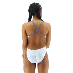 TYR Durafast Elite® Cutoutfit Swimsuit - Whiteout Camo -Swim Equipment Store CWCM7A 100 main02