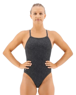 TYR Lapped Black Diamondfit Swimsuit