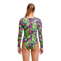 Funkita Girls Sloth Slumber Long Shot One Piece -Swim Equipment Store FKS060G SLOTH SLUMBER 02