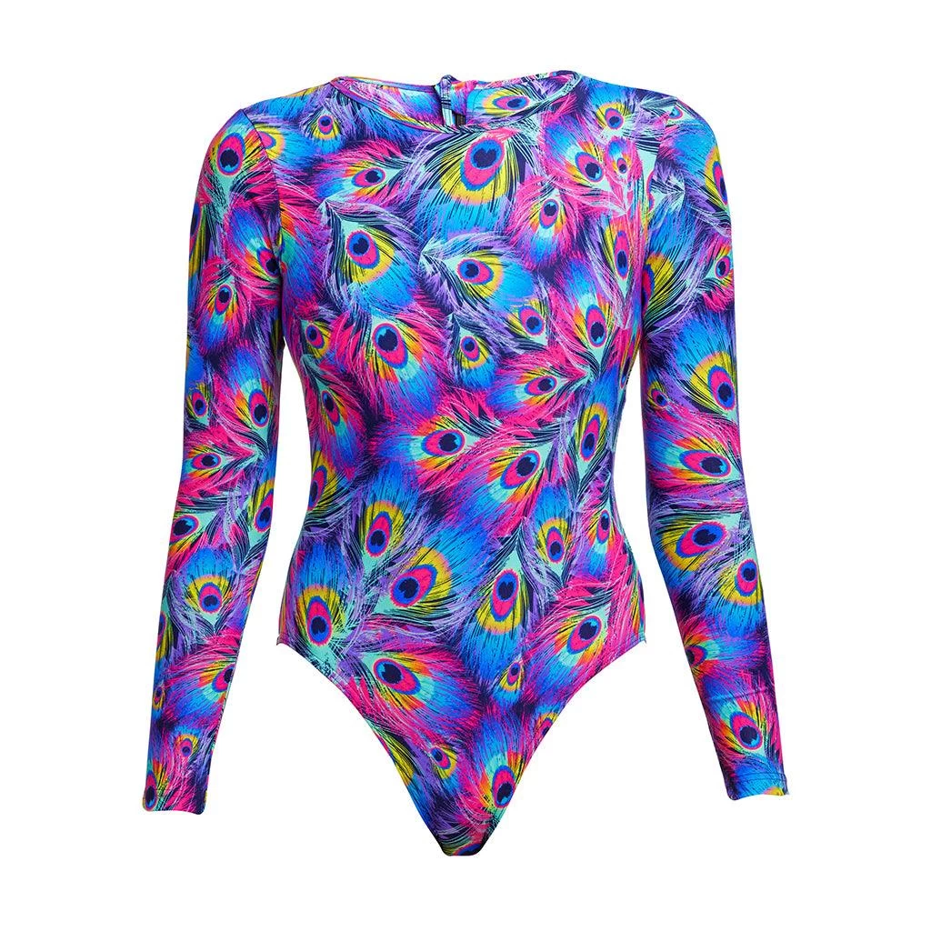 Funkita Ladies Peacock Paradise Long Shot One Piece 5 Funkita Ladies Peacock Paradise Long Shot One Piece - Image 5