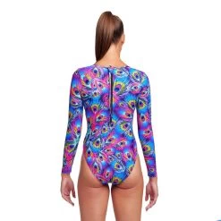 Funkita Ladies Peacock Paradise Long Shot One Piece 8 Funkita Ladies Peacock Paradise Long Shot One Piece -Swim Equipment Store FKS060L PEACOCK PARADISE 02