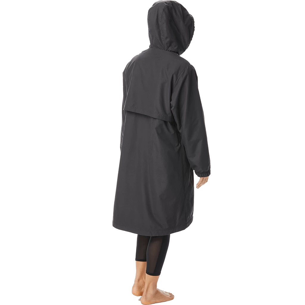 TYR Womens Black Alliance Podium Parka 4 TYR Womens Black Alliance Podium Parka - Image 4