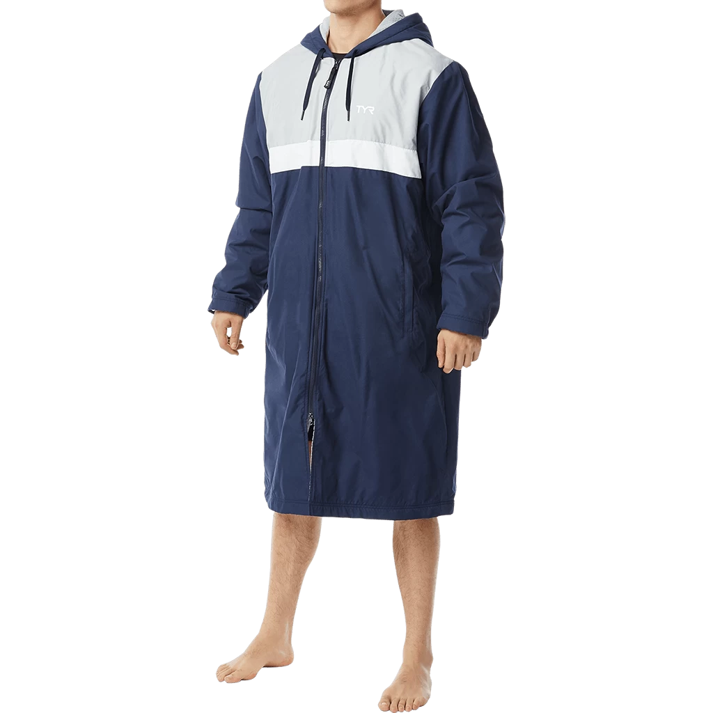 TYR Mens Navy Alliance Podium Parka 1 TYR Mens Navy Alliance Podium Parka