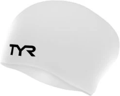 TYR Adult Long Hair Silicone Wrinkle-Free Swim Cap 16 TYR Adult Long Hair Silicone Wrinkle-Free Swim Cap -Swim Equipment Store lcsl 100 alt1