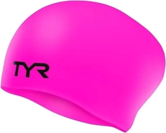 TYR Adult Long Hair Silicone Wrinkle-Free Swim Cap 6 TYR Adult Long Hair Silicone Wrinkle-Free Swim Cap - Image 6