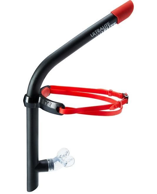 TYR Black Ultralite Elite Snorkel - Black 1 TYR Black Ultralite Elite Snorkel - Black