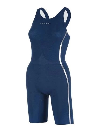 Dolfin Female Titanium Knee Suit Navy 1 Dolfin Female Titanium Knee Suit Navy